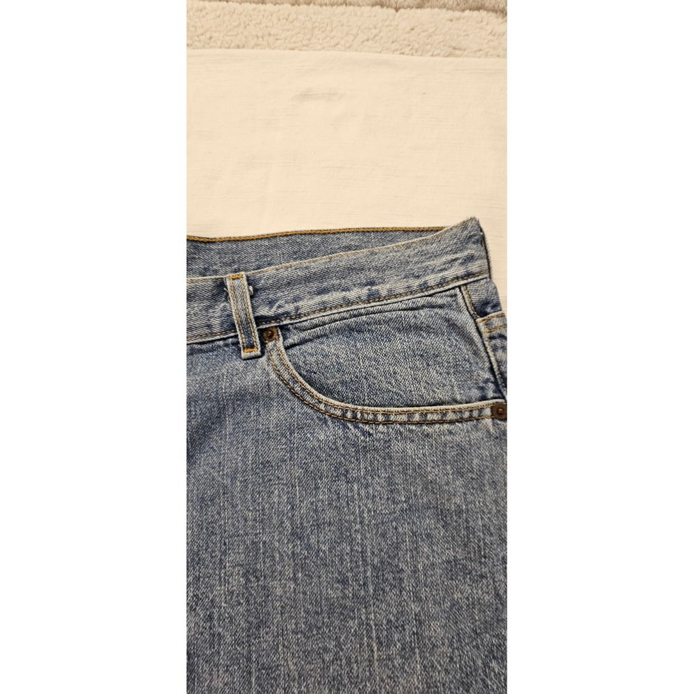 Levis 550 Mens Relaxed Fit Denim Shorts Light Wash Blue Cotton W36 550-0211 - Picture 6 of 14